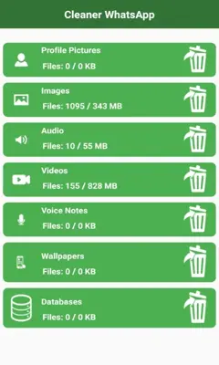 Cleaner for Whatsapp android App screenshot 1